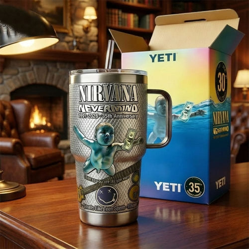 Nirvana Nevermind Tumbler 35Th Anniversary 2026