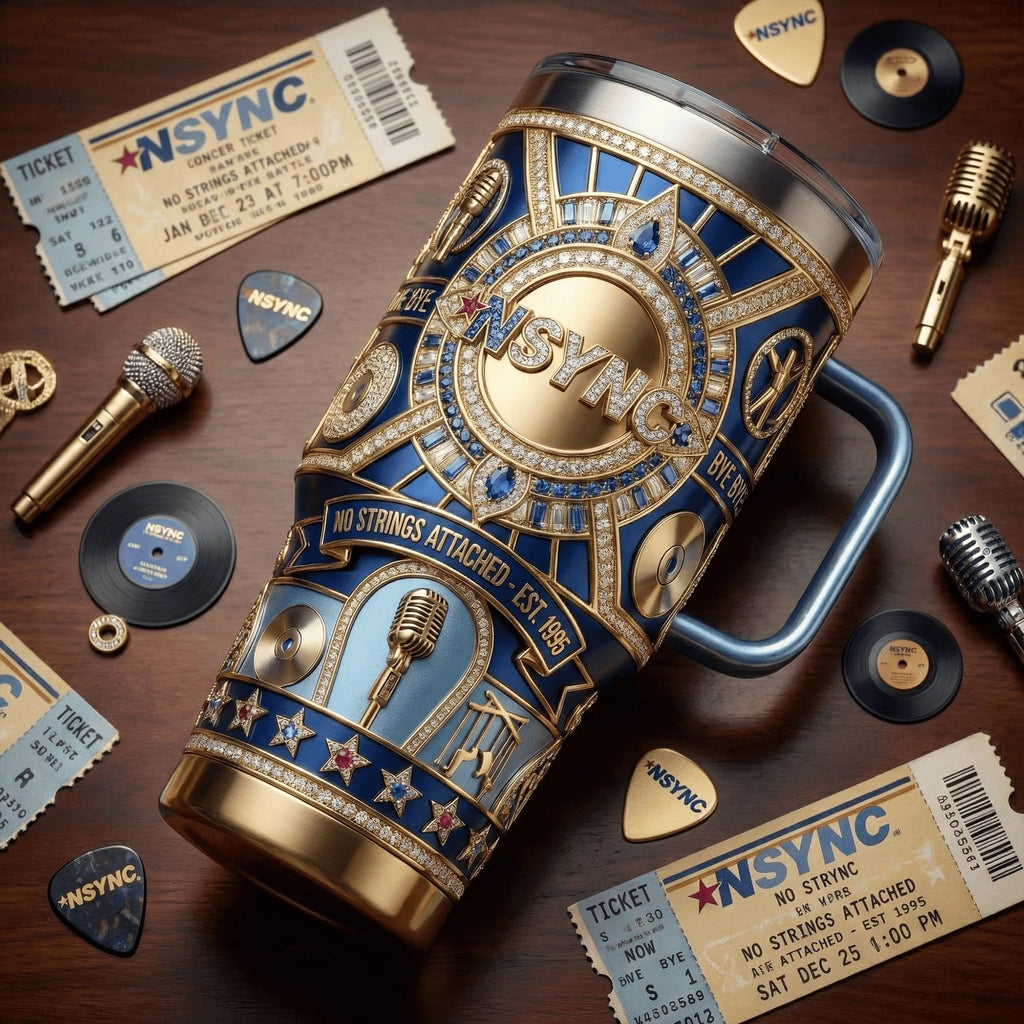 NSYNC No Strings Attached Est 1995 YETI Tumbler