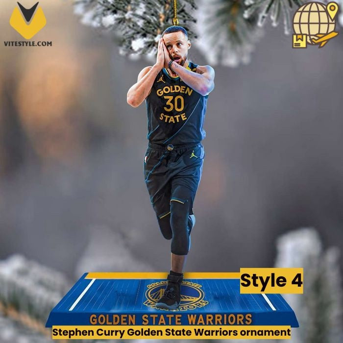 Stephen Curry sleep celebration Ornament