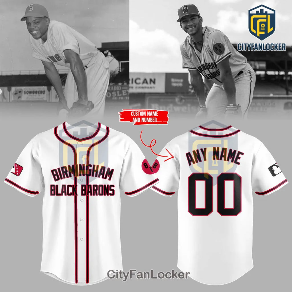 Official Birmingham Black Barons 2026 Limited Edition Baseball Jersey