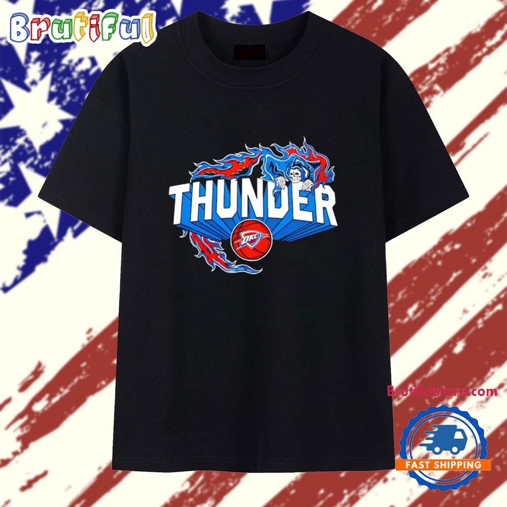 Okc Thunder Reaper Graphic T Shirt