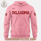 Oklahoma Sooners Pink Game Hoodie