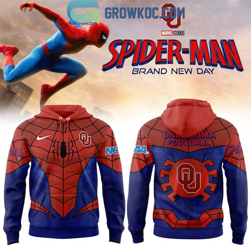 Oklahoma Sooners Spider Man 2026 Brand New Day Hoodie Shirt