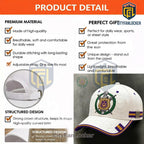 Omega Psi Phi 1911 Crest Purple and Gold White Baseball Cap
