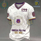 Omega Psi Phi Est 1911 Purple and Gold Shirt