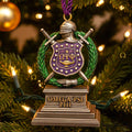 Omega Psi Phi Shield Holiday Ornament