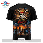 One Piece Luffy Monkey D King of Pirates Anime Series T-Shirt