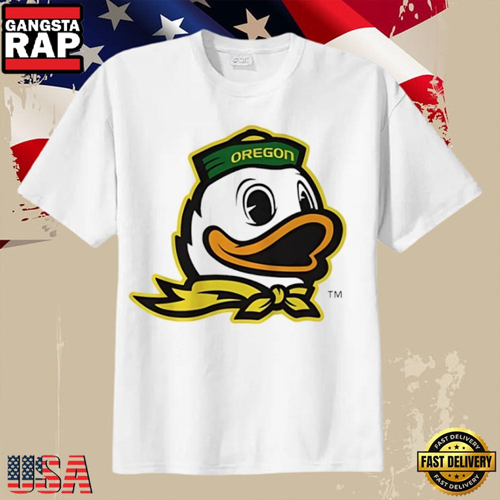 Oregon Ducks Official Mascot Logo Graphic T-Shirt