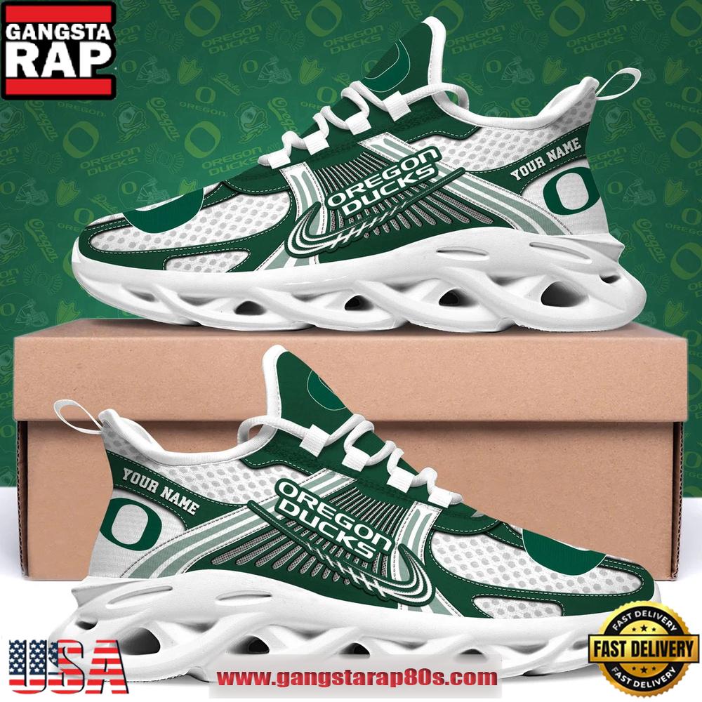 Oregon Ducks Personalized Clunky Sneaker Max Soul Shoes