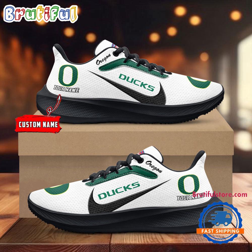 Oregon Ducks Personalized Lightweight Patch Decor Running Shoes Sneaker