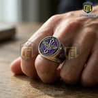 Ozzy Osbourne 3D Engraved Ring 2026