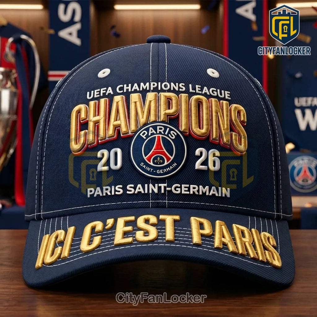 Paris Saint-Germain 2026 UEFA Champions League Baseball Cap