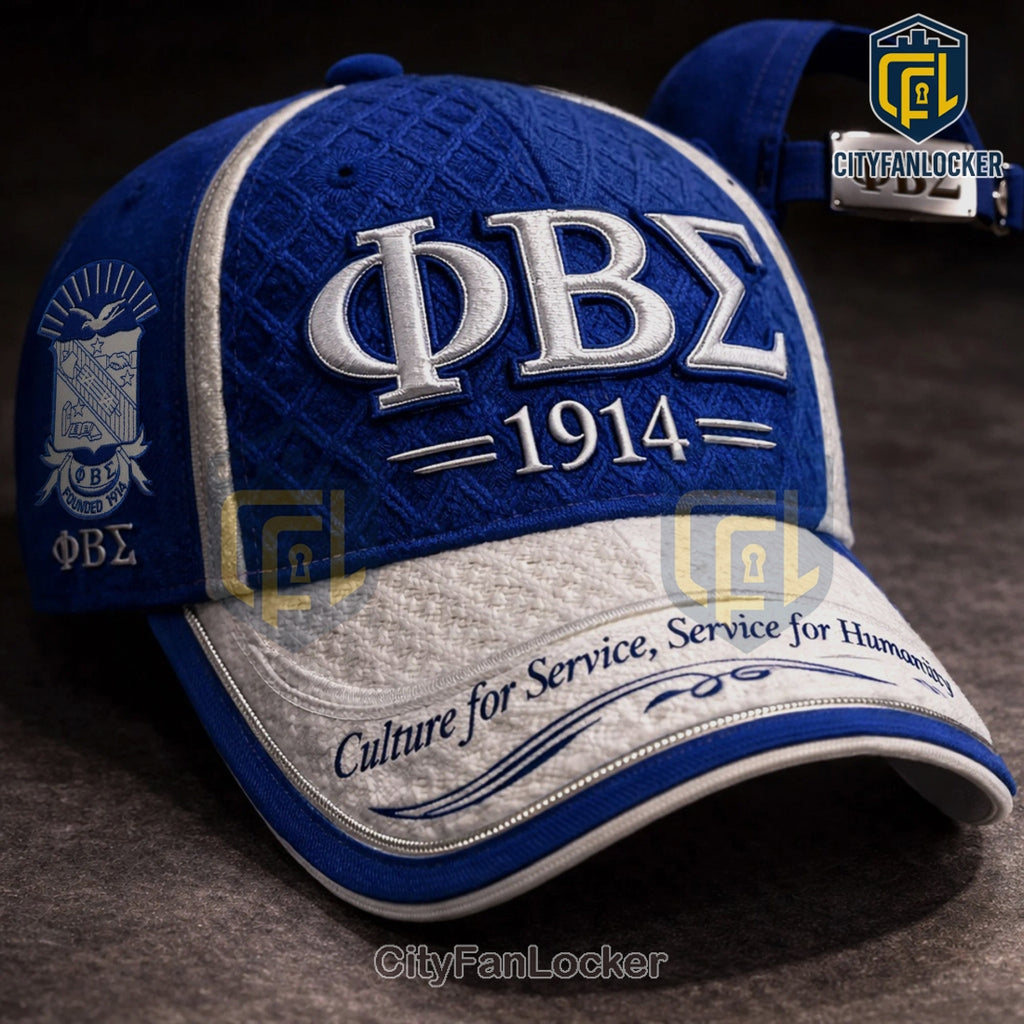 Phi Beta Sigma Inspired Texture Design Culture for Service Baseball Cap