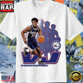 Philadelphia 76ers VJ Edgecombe Throwback Autographed Player T-Shirt