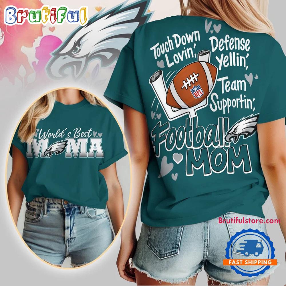 Philadelphia Eagles 2026 NFL Mother Day Football Mama All Over Print T Shirt