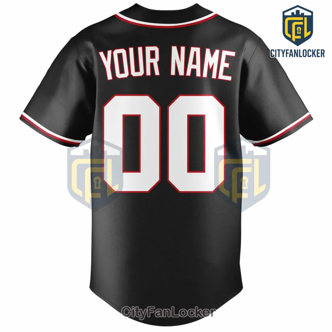 Philadelphia Phillies Custom Black Personalized Baseball Jersey