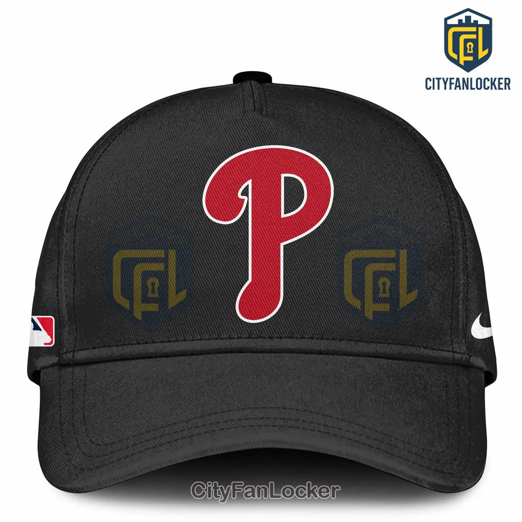 Philadelphia Phillies Custom Black Personalized Baseball Jersey
