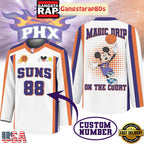 Phoenix Suns Premium NBA Magic Drip Long Jersey Shirt
