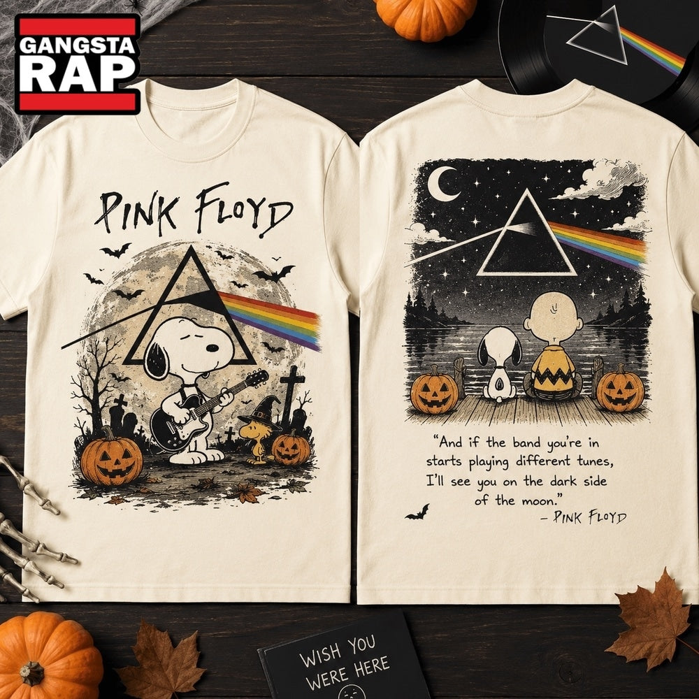 Pink Floyd x Snoopy Halloween Wish You Were Here 3D Shirt Hoodie T-Shirt