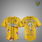 Pokémon Phillies 30th Anniversary Personalized Baseball Jersey