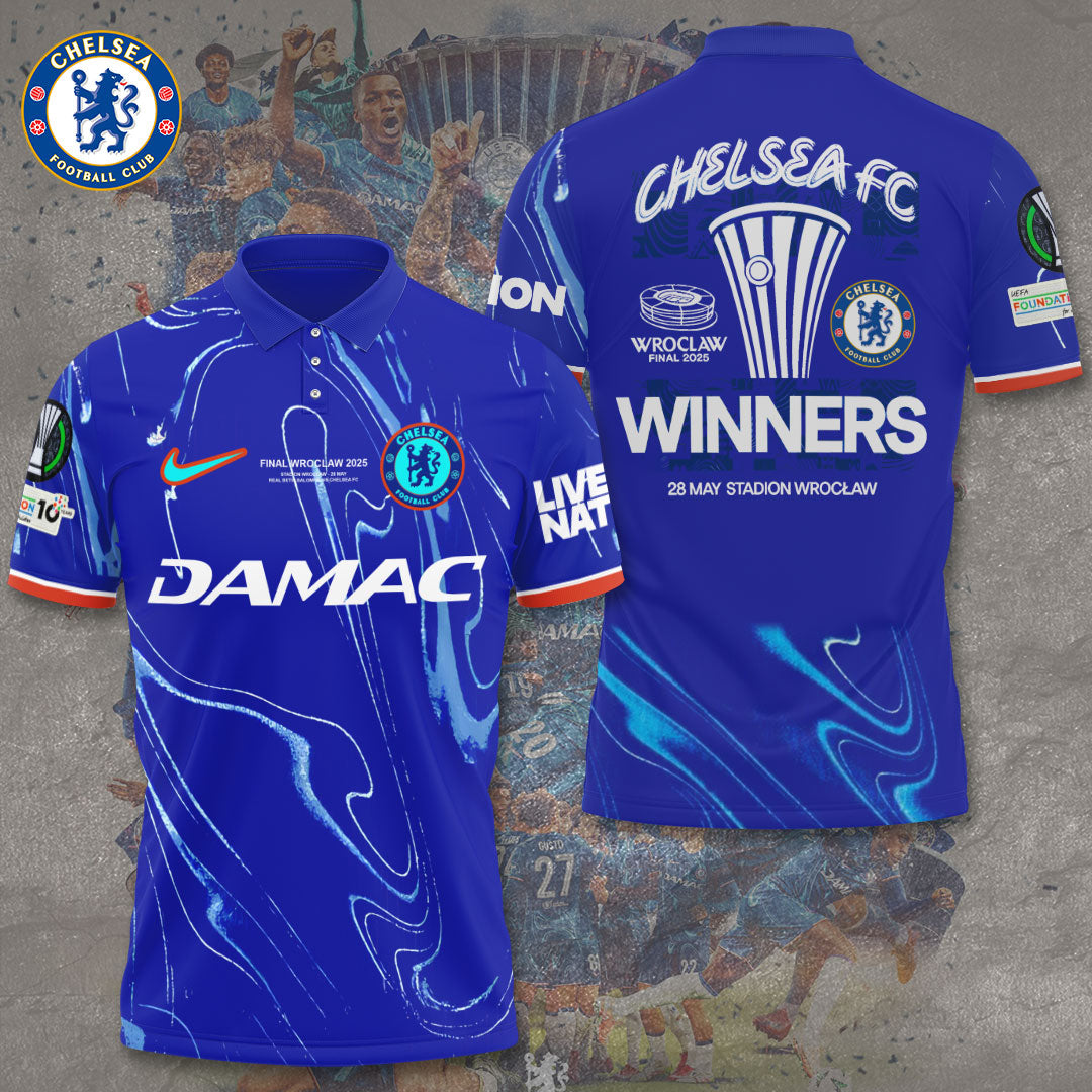 Chelsea FC 2025 Champions 3D Apparel – TANTN 13144