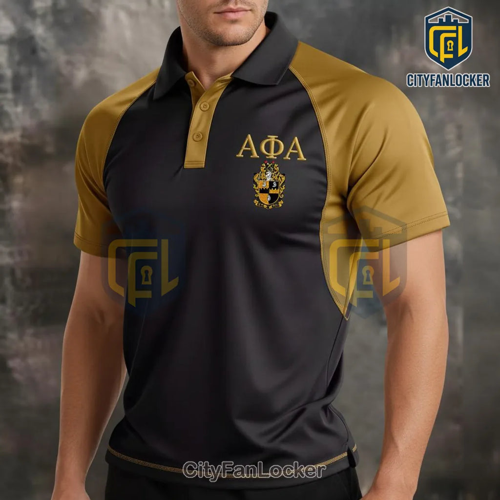 Premium Alpha Phi Alpha Greek Brotherhood Polo Shirt