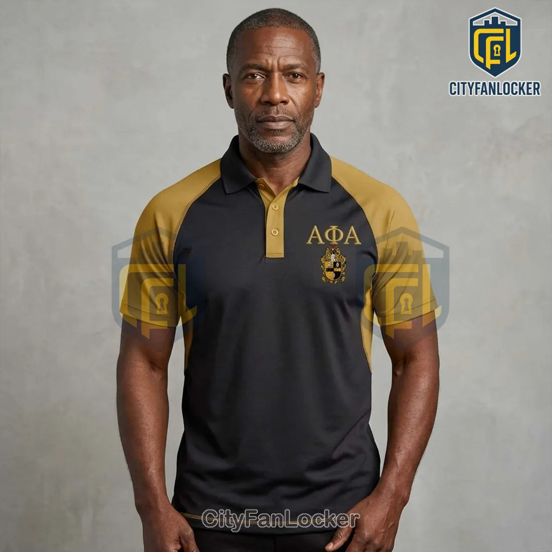 Premium Alpha Phi Alpha Greek Brotherhood Polo Shirt