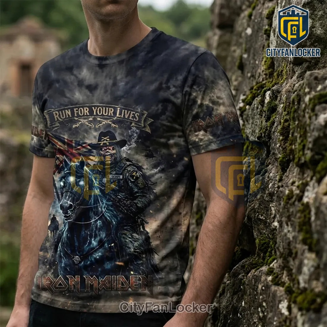 Premium Iron Maiden Run For Your Lives 2026 Tour Shirt