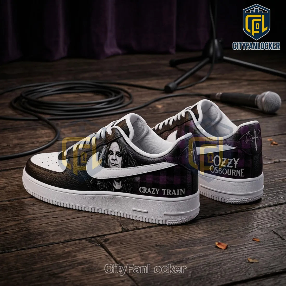 Premium Ozzy Osbourne Iconic Singer Casual Air Force 1 Sneakers