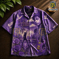 Prince Vintage Purple Button Down Shirt