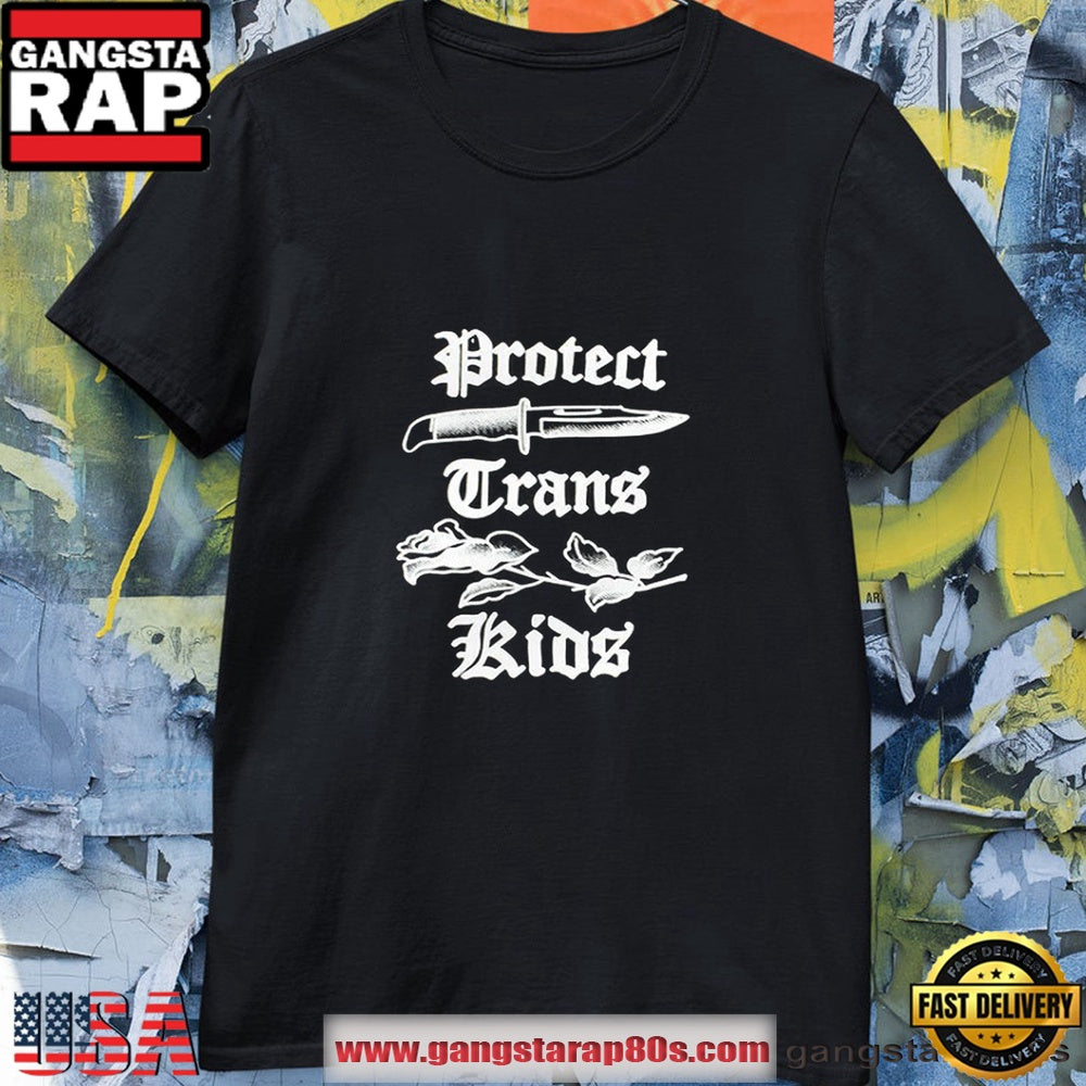 Protect Trans Kids Black T Shirt