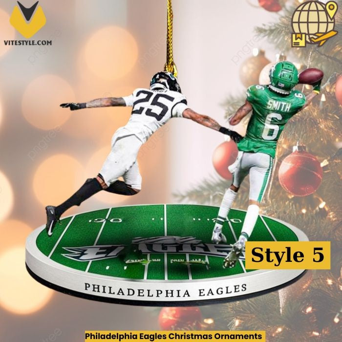 Philadelphia Eagles Christmas Ornaments