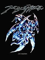 Glow Typography Sludge Metal Shirt