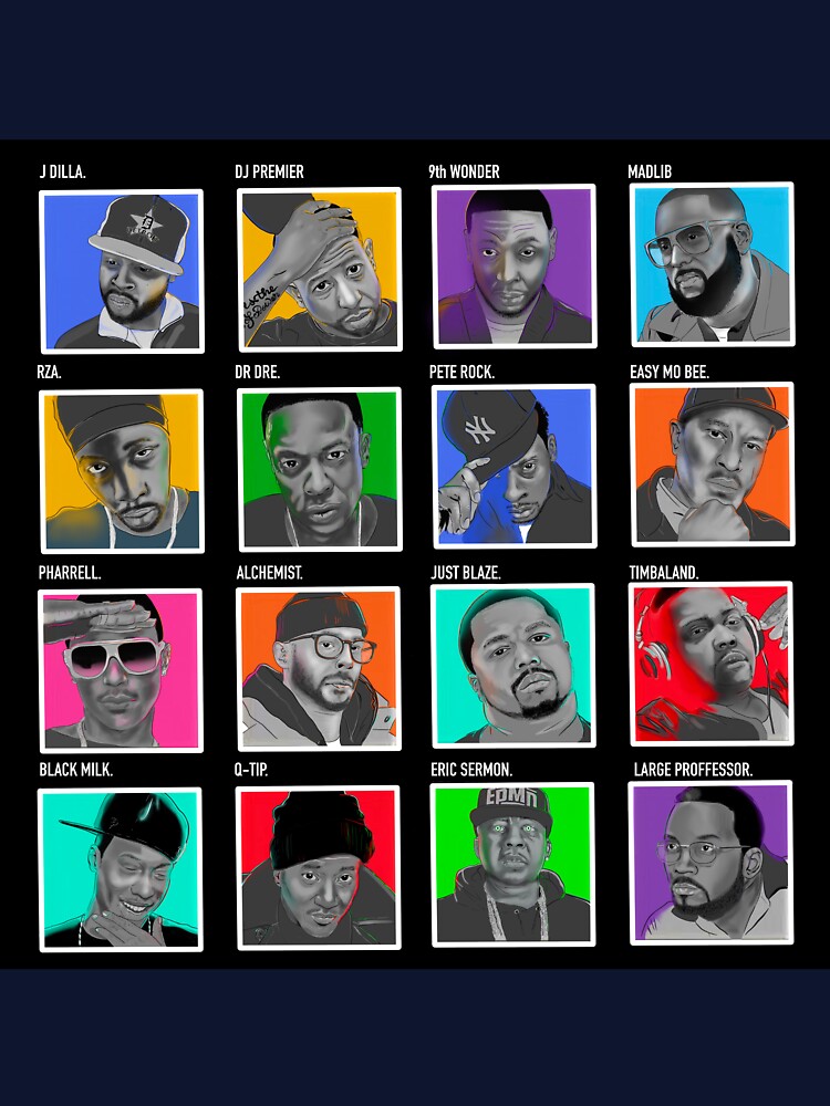 Hiphop Producers On 16 Pads Shirt