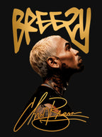 Chris Brown Breezy R&B Portrait Design Shirt