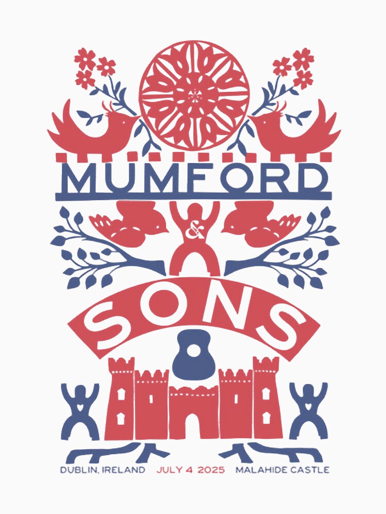 Mumford & Sons Dublin Tour 2025 Shirt