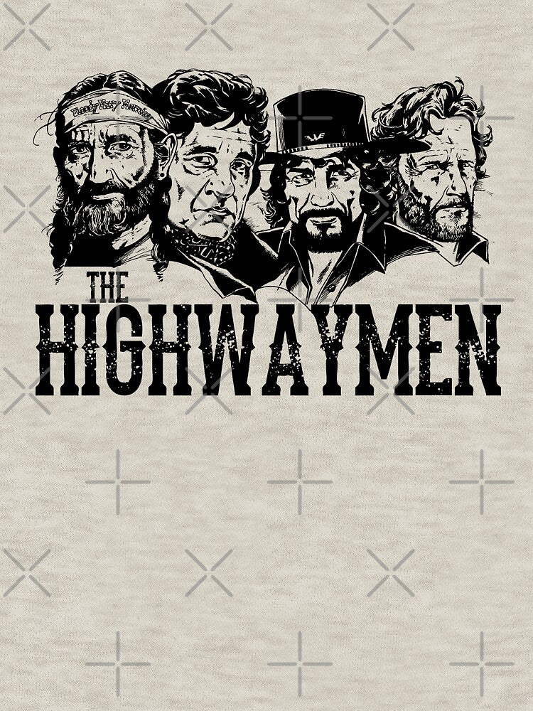 Outlaw Country Super Group - The Black Stencil Shirt