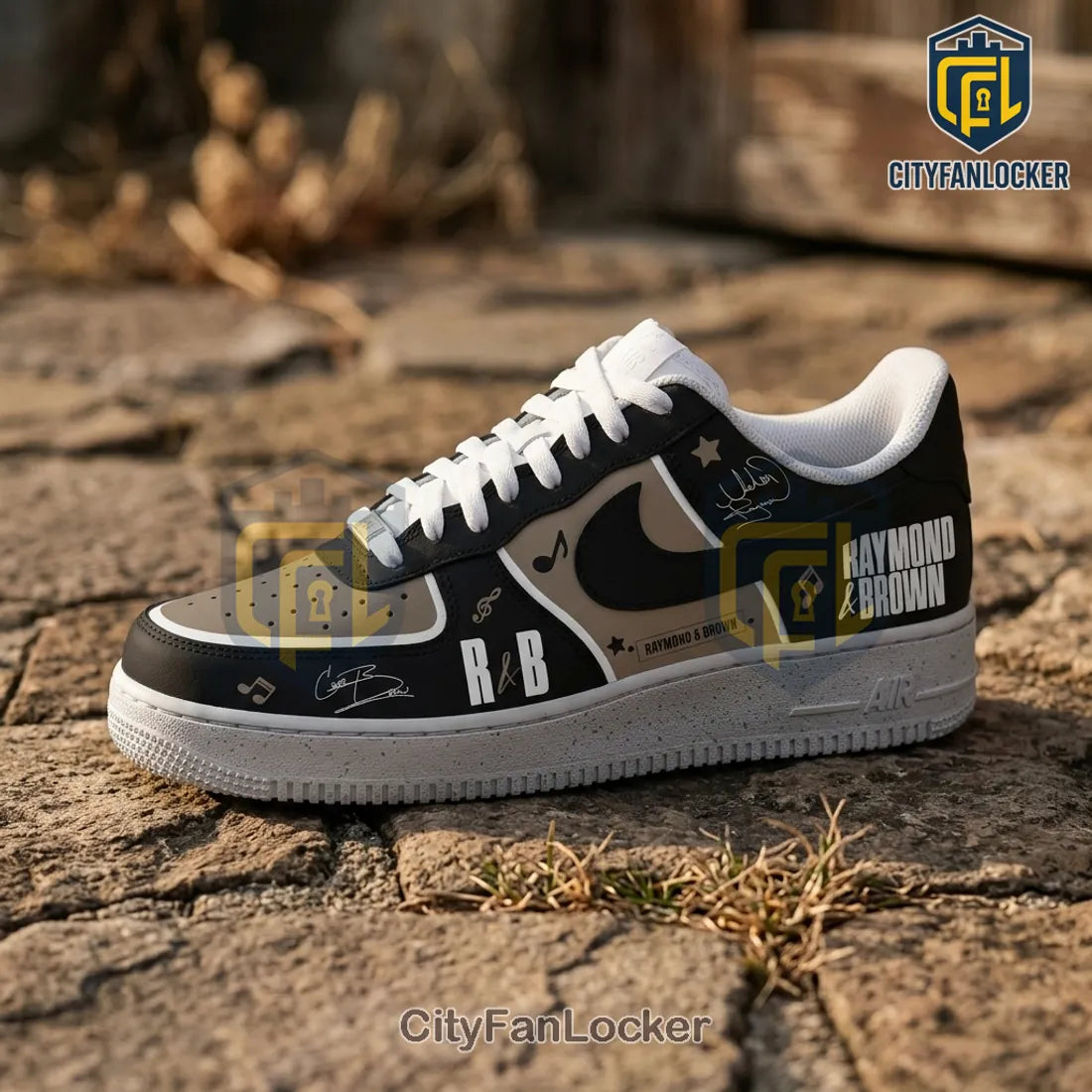 Raymond & Brown R&B Tour Limited Edition Air Force 1 Sneakers