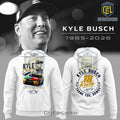 Remembering Kyle Busch 1985-2026 Rowdy Legend Memorial Hoodie