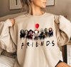 Horror Characters Friends Sweatshirt, Halloween Horror Characters Shirt, Friends Halloween Shirt, Horror Movie Characters Shirt, Halloween