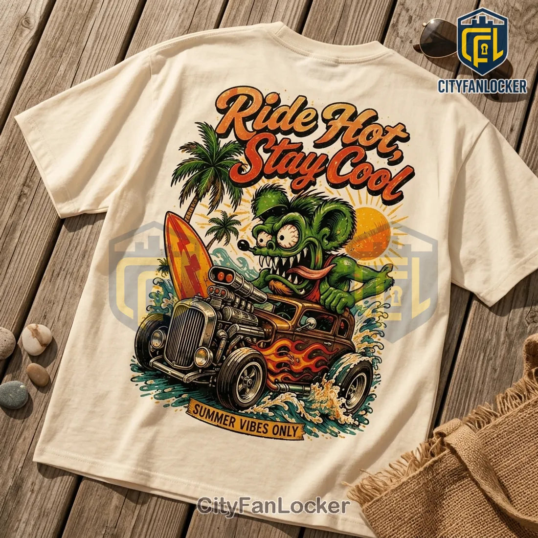 RFK Jr Beach Monster Rat Premium T-Shirt