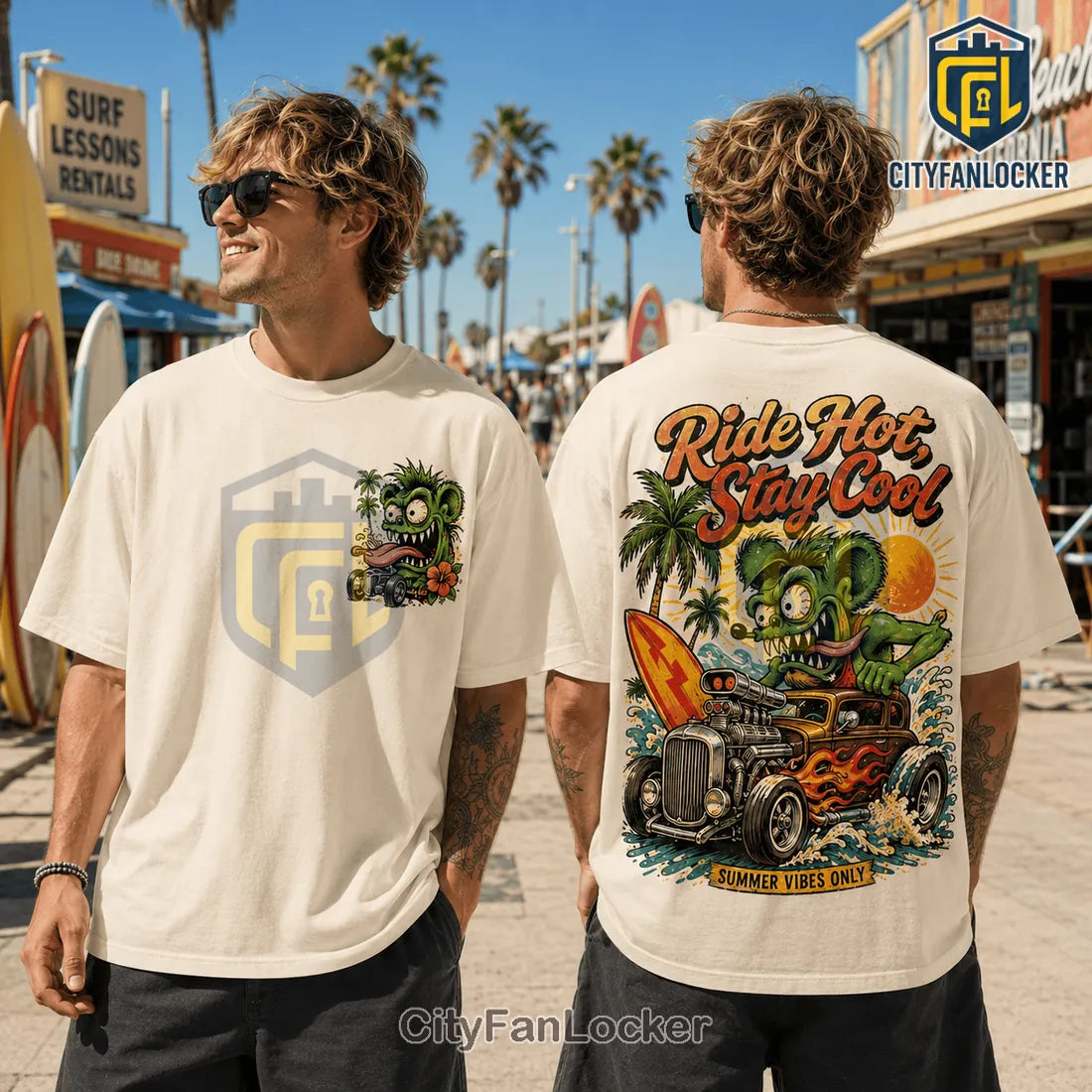 RFK Jr Beach Monster Rat Premium T-Shirt