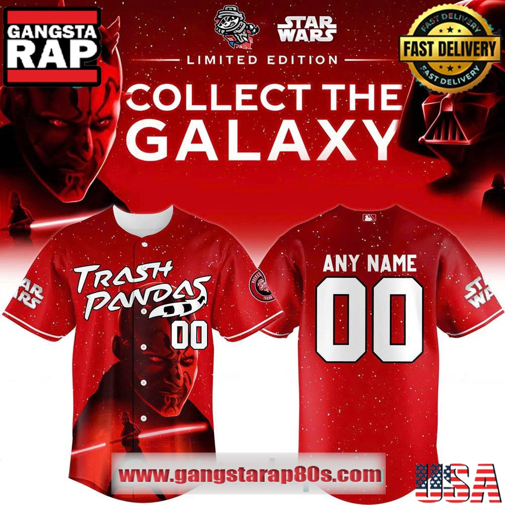 Rocket City Trash Pandas x Star Wars 2025 Baseball Jersey