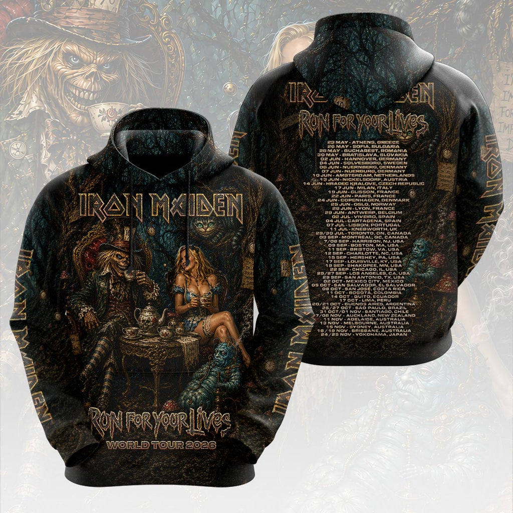 Iron Maiden 2026 World Tour 3D Apparel – HOATT19488