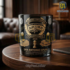 San Antonio Spurs 2026 Western Conference Champions Whiskey Glass