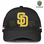 San Diego Padres Personalized Black Custom Name Number Baseball Jersey