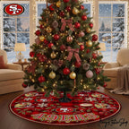 San Francisco 49ers Christmas Tree Skirt