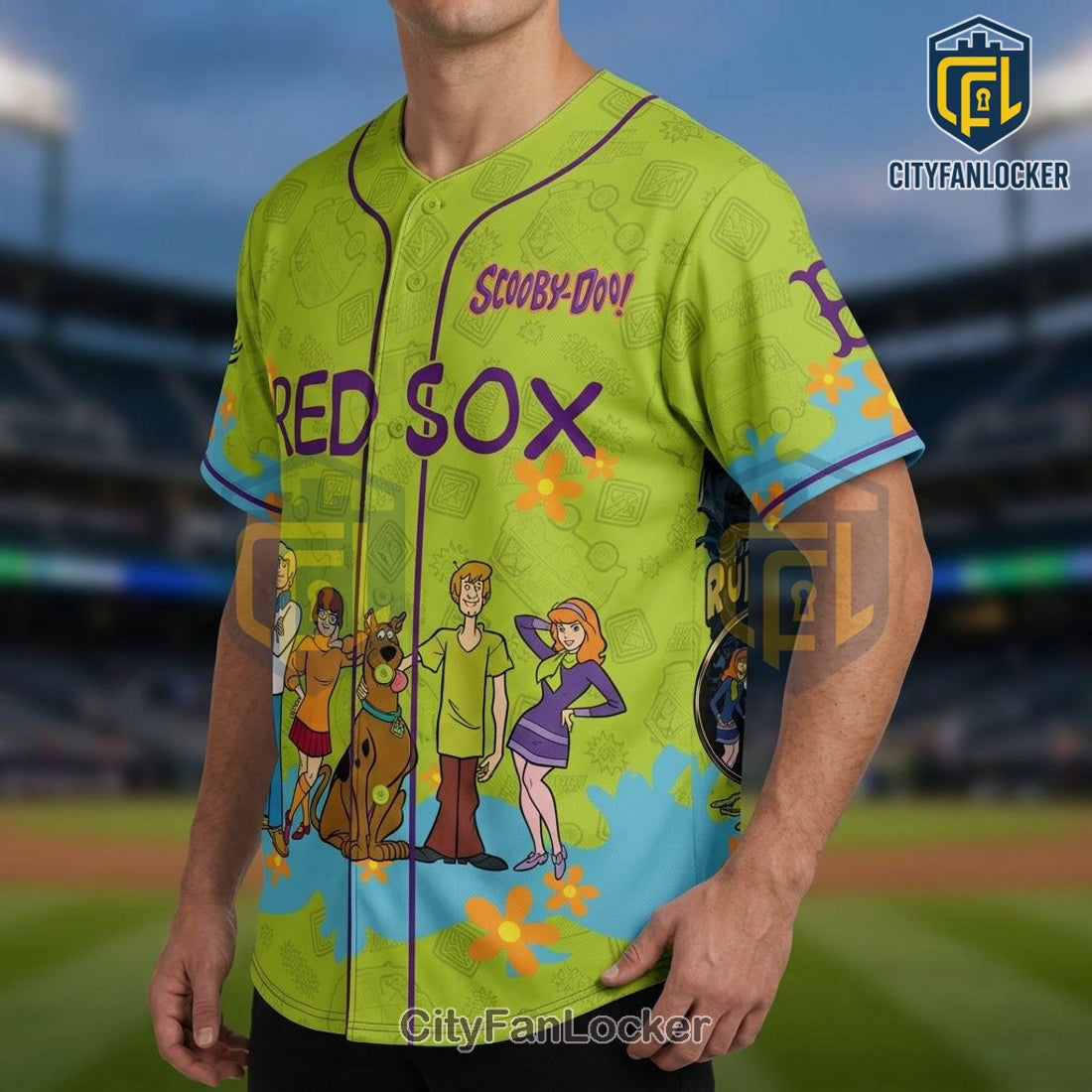 Scooby-Doo Red Sox Mystery Night Jersey
