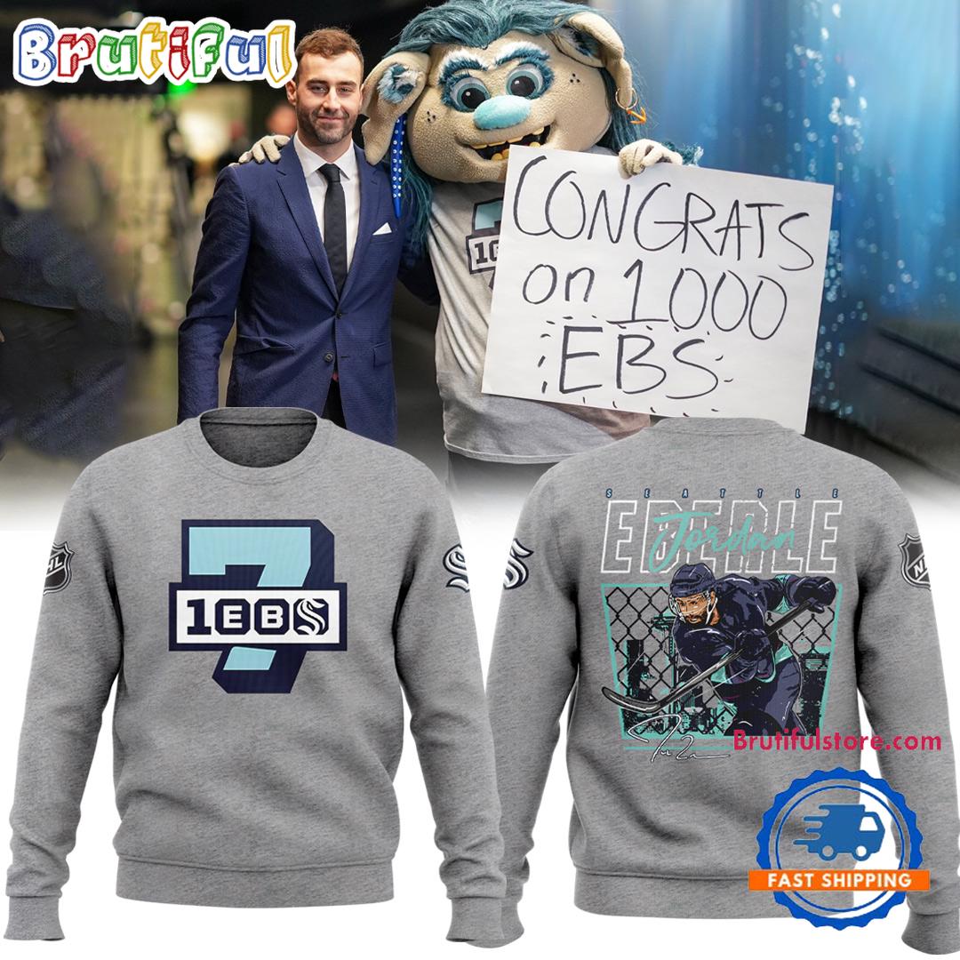 Seattle Kraken Jordan Eberle Ebs1000 Unisex Hoodie T-Shirt
