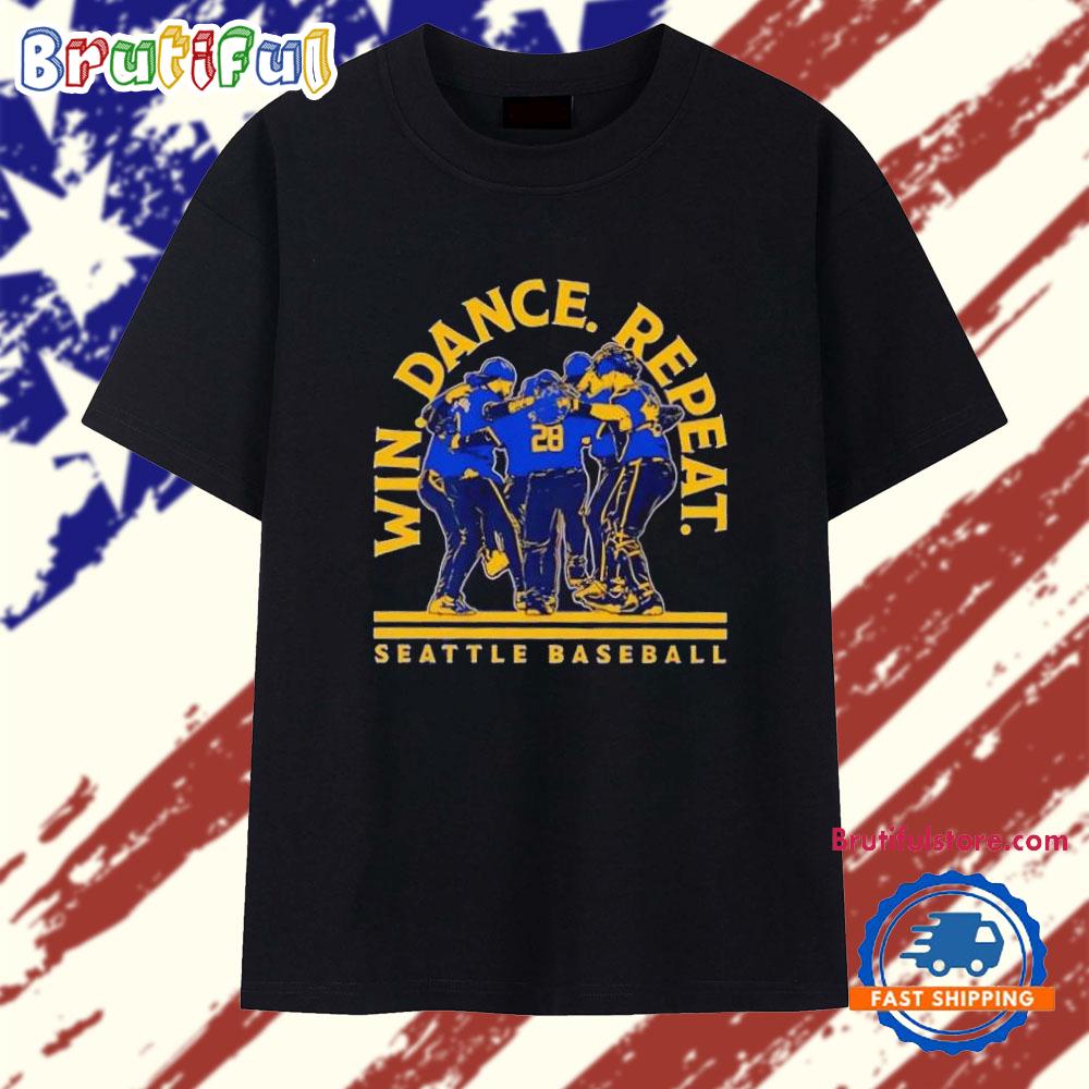 Seattle Mariners 2025 Win Dance Repeat T Shirt